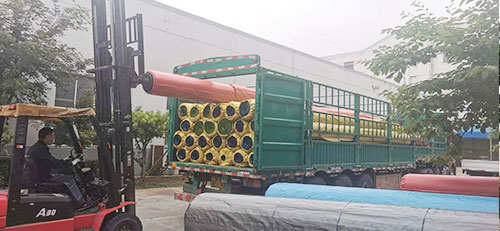  印刷復合膜出貨現場